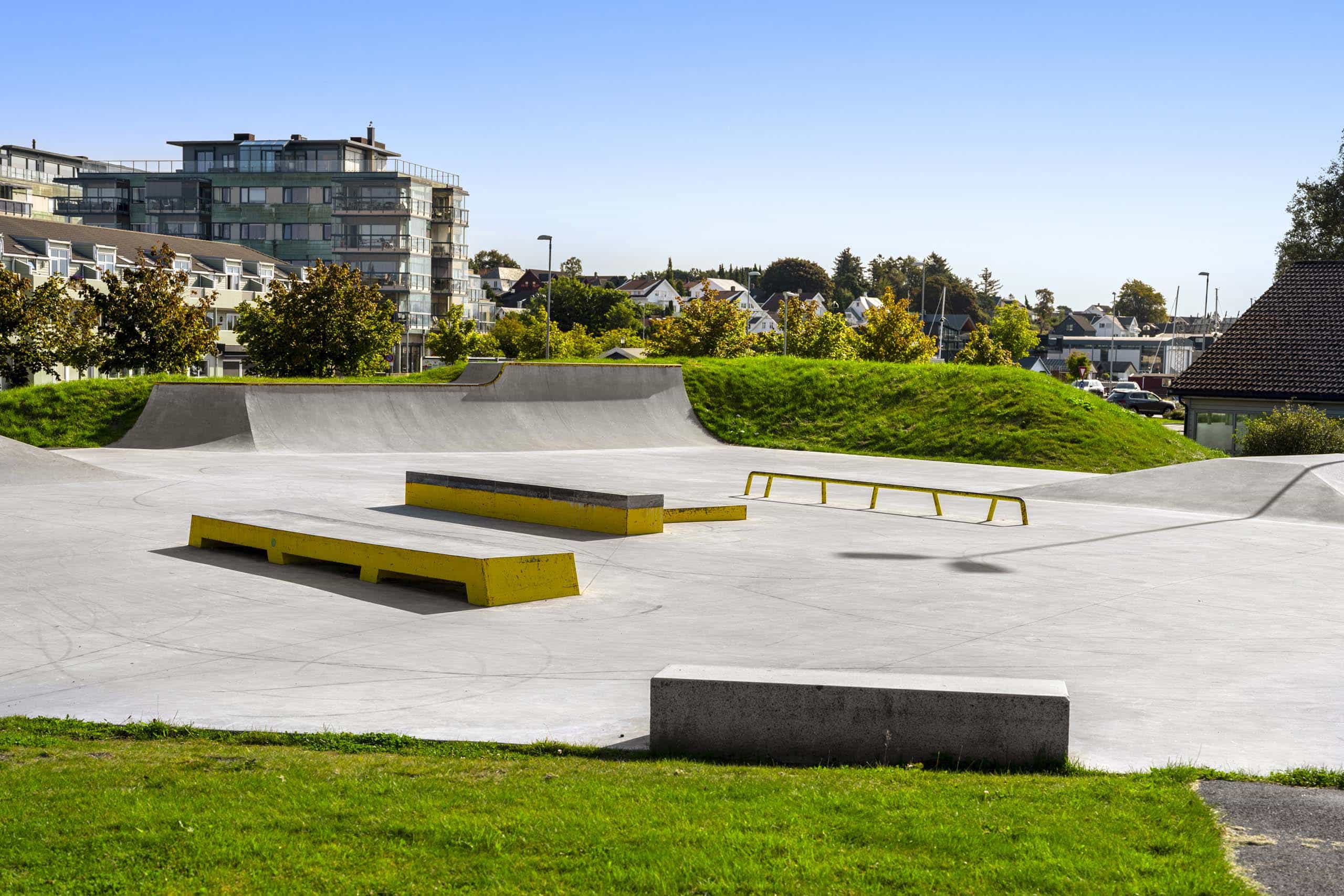 Skatepark i friområdet