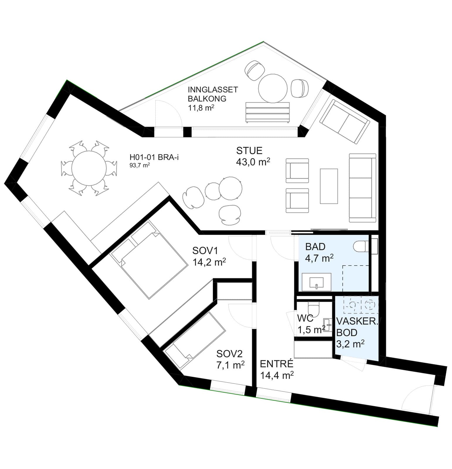 Plantegning H01-01