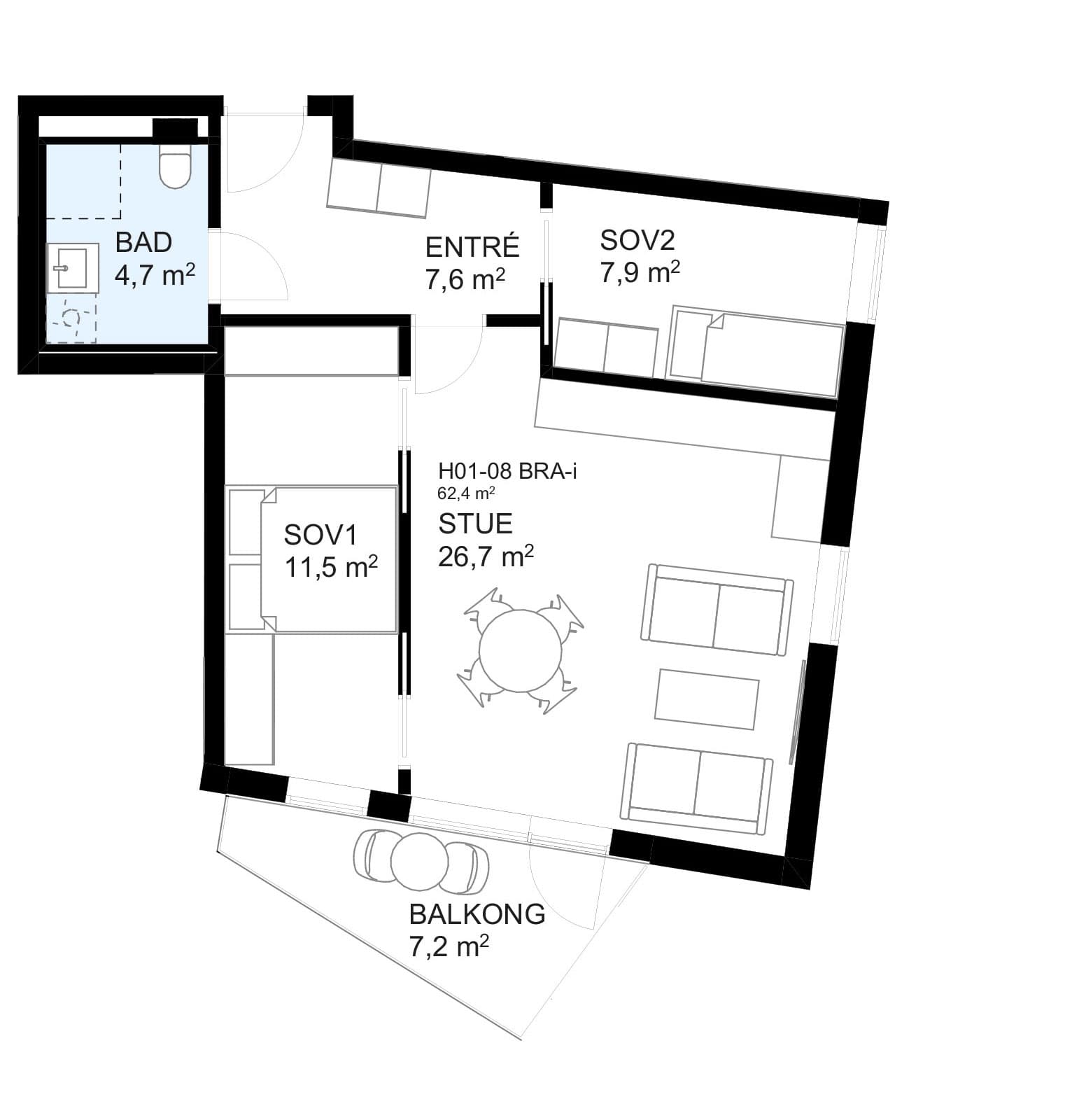 Plantegning H01-08