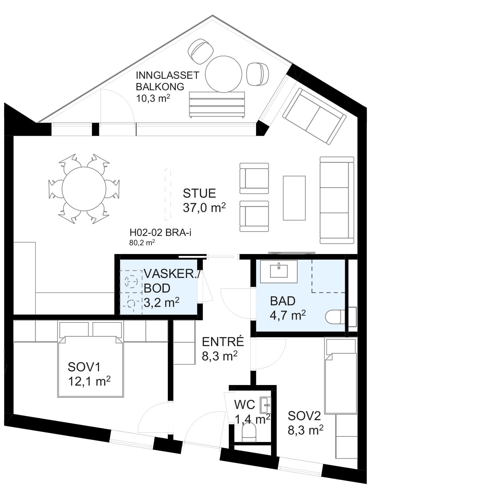 Plantegning H02-02