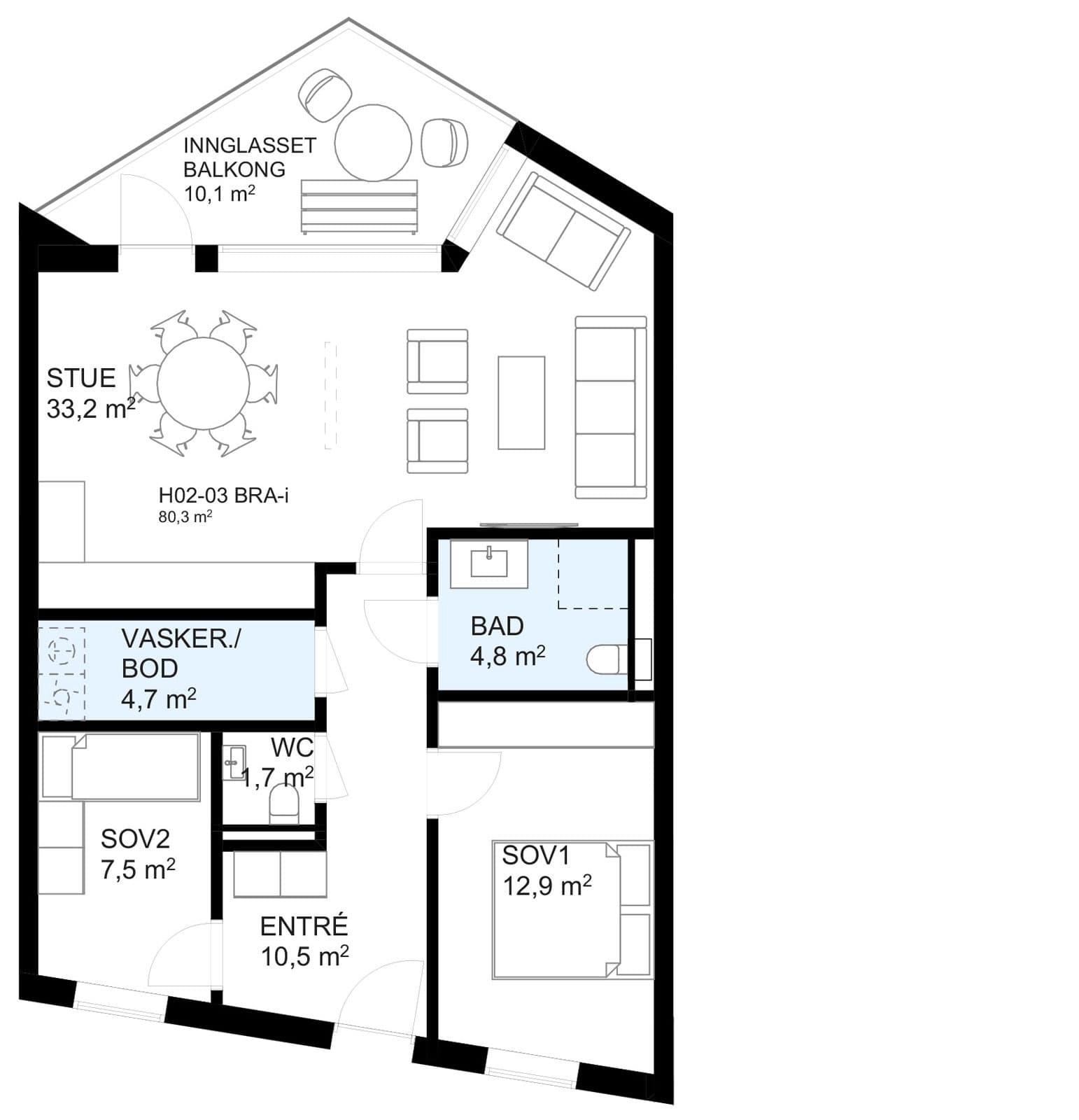 Plantegning H02-03